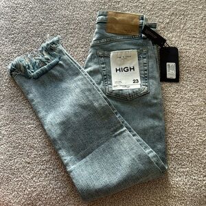 Rag & bone high rise ankle slim